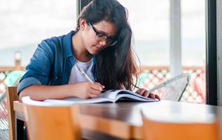Woman Studying