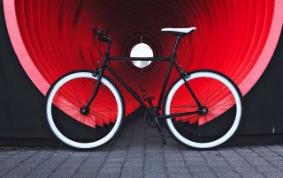 Bicycle in front of Red Tunnel